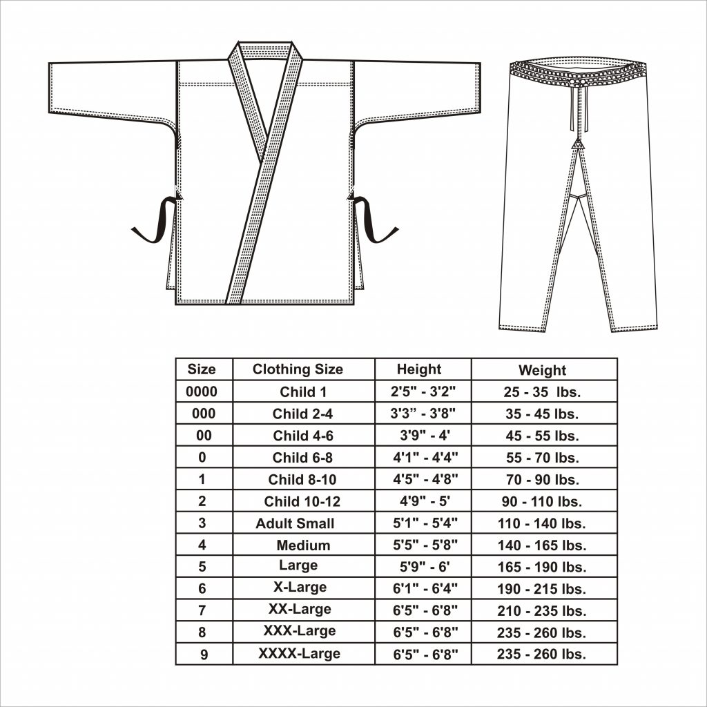 Karate Uniform 7 oz Black - Image 11